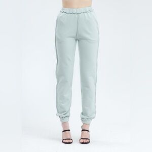 Danielle Guizio Exposed Seam Fleece Sweatpants